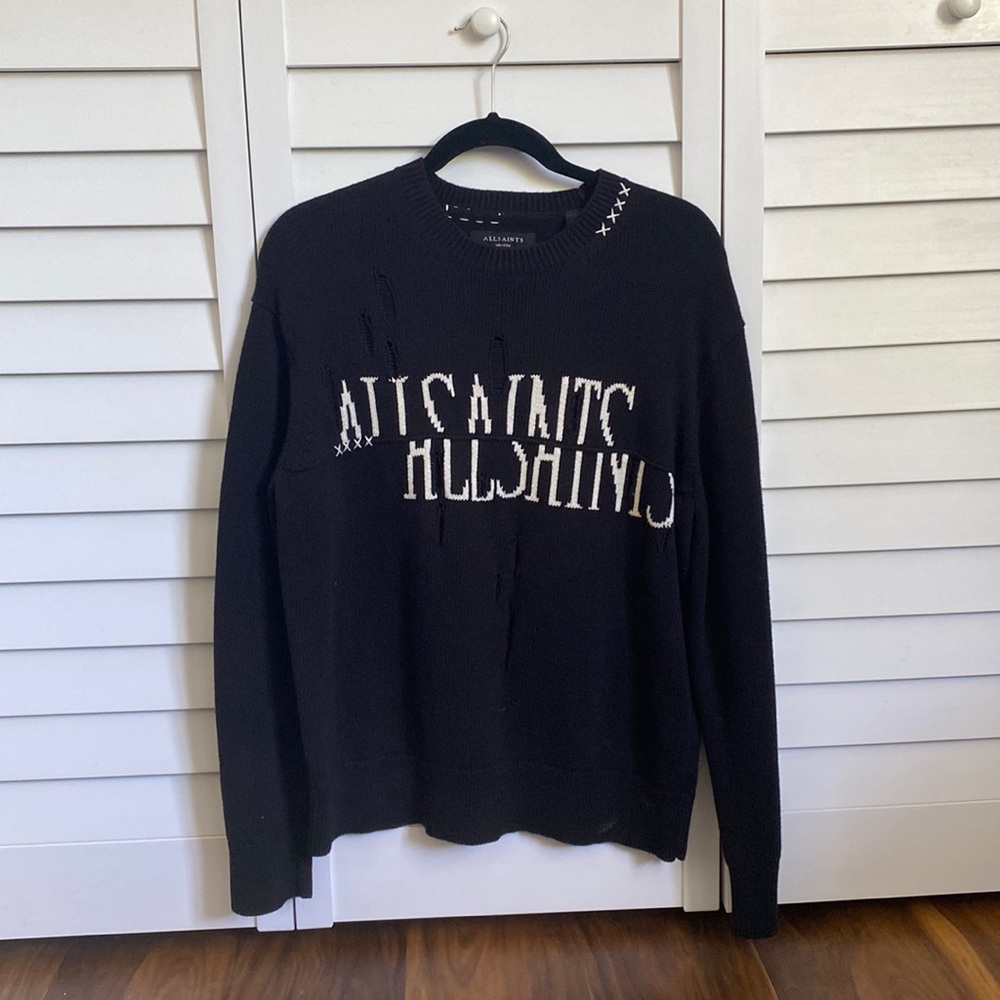 Black allsaints sweatshirt